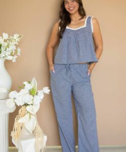 don't move on gingham set