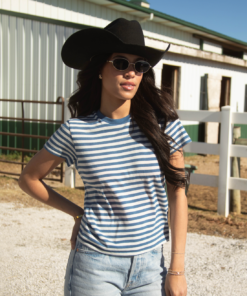 z supply: tourist striped tee - calypso