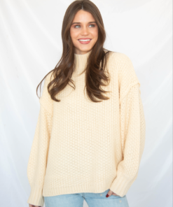 love won't change sweater - cream