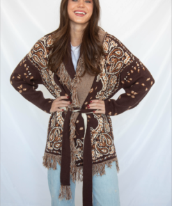 brownie points wrap cardigan